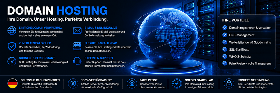 Systemhaus EHST, Profi Webhosting - Domains