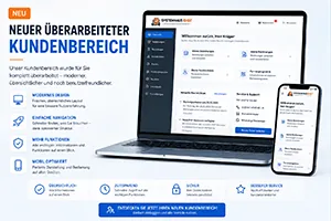 Neuer Kundenbereich Online